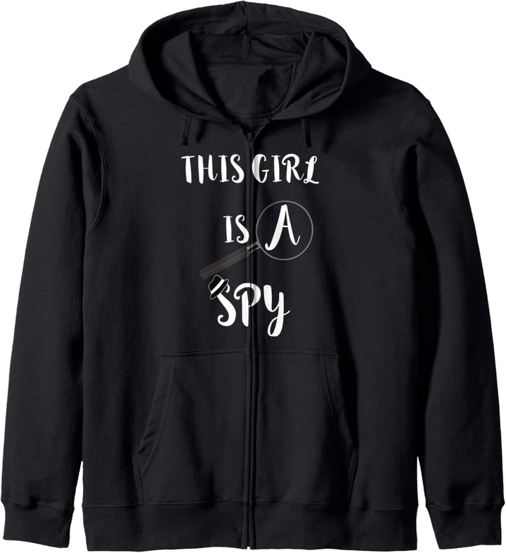 Dieses Mädchen ist Spion Detective Spionage Crime Spionage Kapuzenjacke