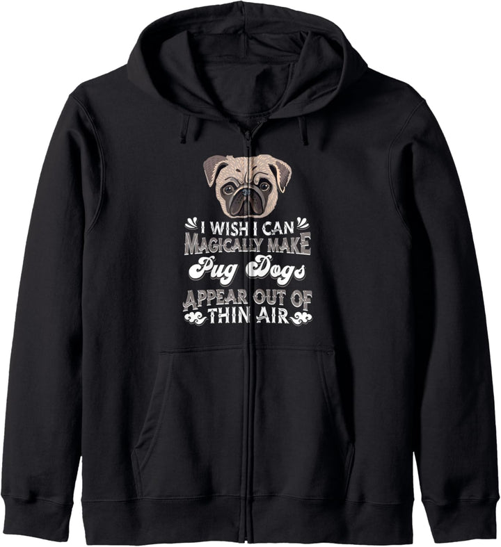 Mops Hund Mama Papa - Mops Kapuzenjacke
