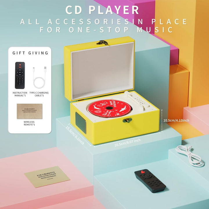 Yintiny Gelber CD-Player