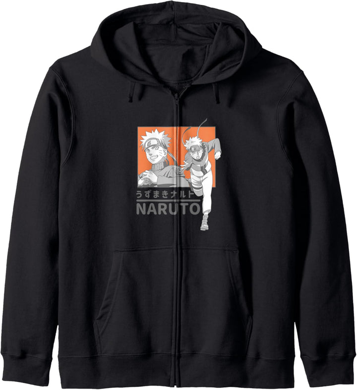 Naruto Shippuden Orange Box Design Kapuzenjacke