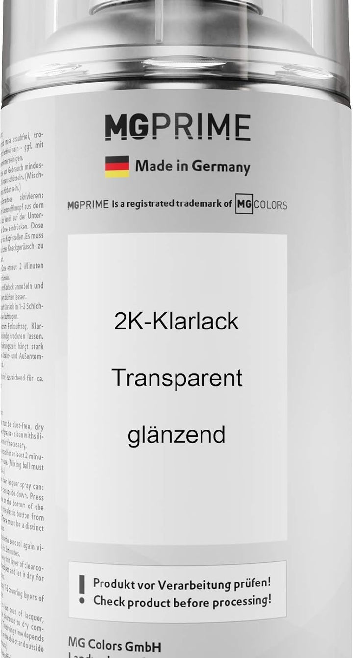 MG PRIME Autolack 2K Spraydosen Set für Subaru 45A Metal Grey Metallic/Urban Grey Metallic Basislack