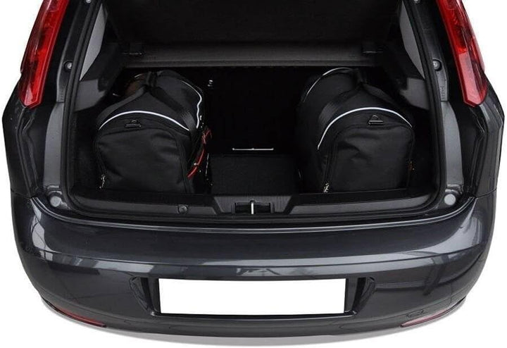 KJUST Dedizierte Kofferraumtaschen 4 STK kompatibel mit FIAT Punto 2012 2012+