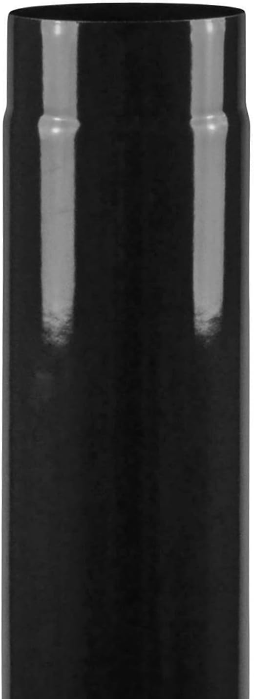 raik Rauchrohr/Ofenrohr Durchmesser 150 mm 1000 mm Länge Schwarz ESH002-150-sw