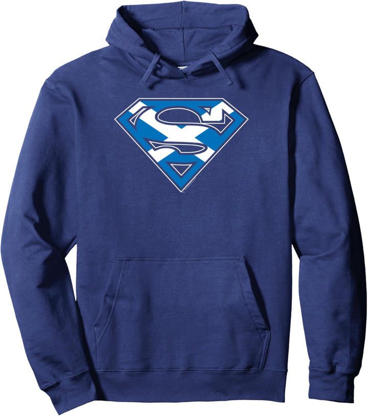 Superman Scottish Shield Pullover Hoodie