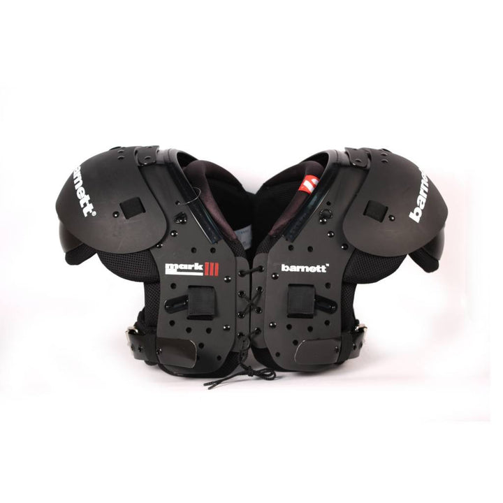 Shoulderpad Mark III American Football Schulterschutz Profi, Farbe schwarz, L