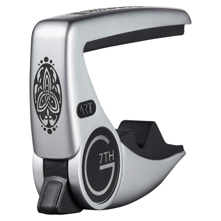 G7th 200-669 Performance-3 ART Capo Acoustic Celtic Silver Silber (keltische Gravur), Silber (keltis