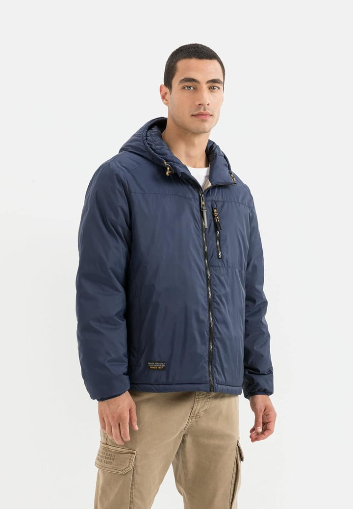 camel active Herren Packable Blouson 114 Dunkelblau, 114 Dunkelblau