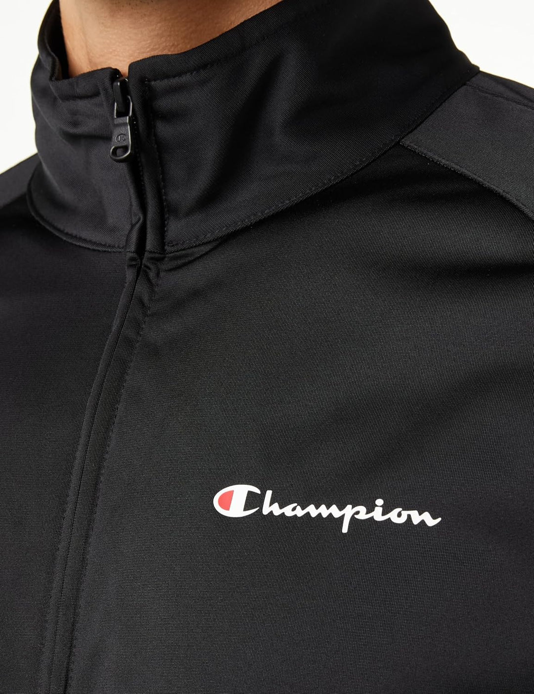 Champion Herren Legacy Tracksuits-Script Logo Poly-warpknit Full Zip Sportanzug S Nero, S Nero