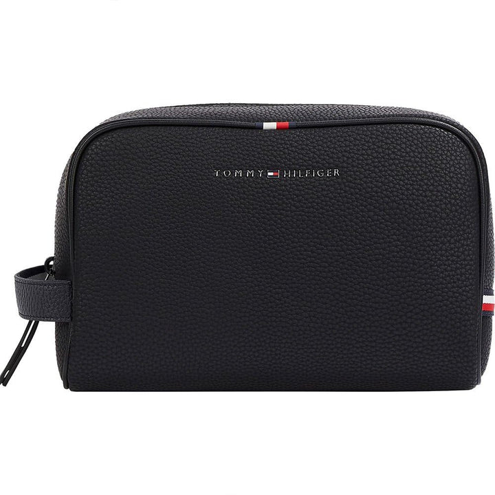 Tommy Hilfiger Essential Kulturbeutel für Herren, Schwarz Einheitsgrösse Schwarz, Einheitsgrösse Sch