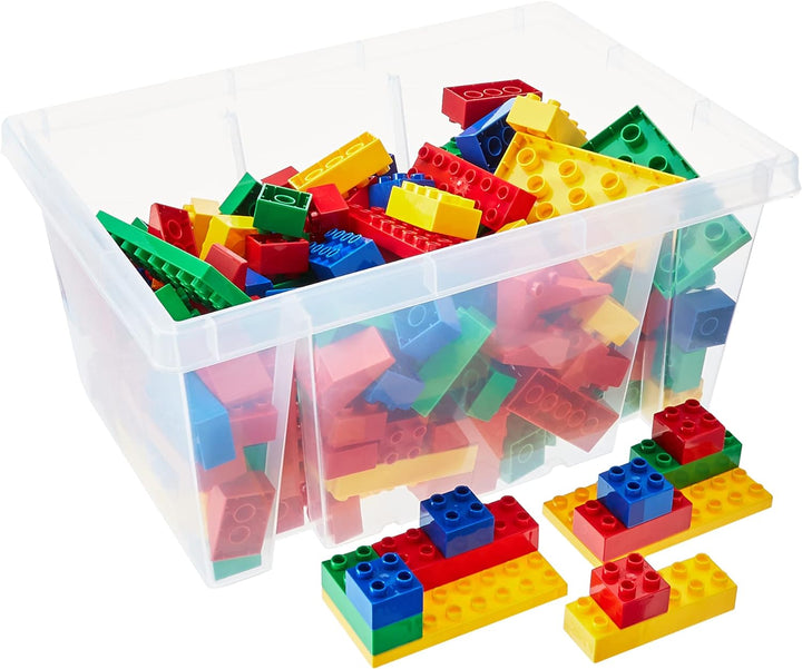 Unico Plus 8525 – Box mit Bausteinen (250 Teile) &amp; Baukasten für Kinder Bundle mit Baukasten, Bundle