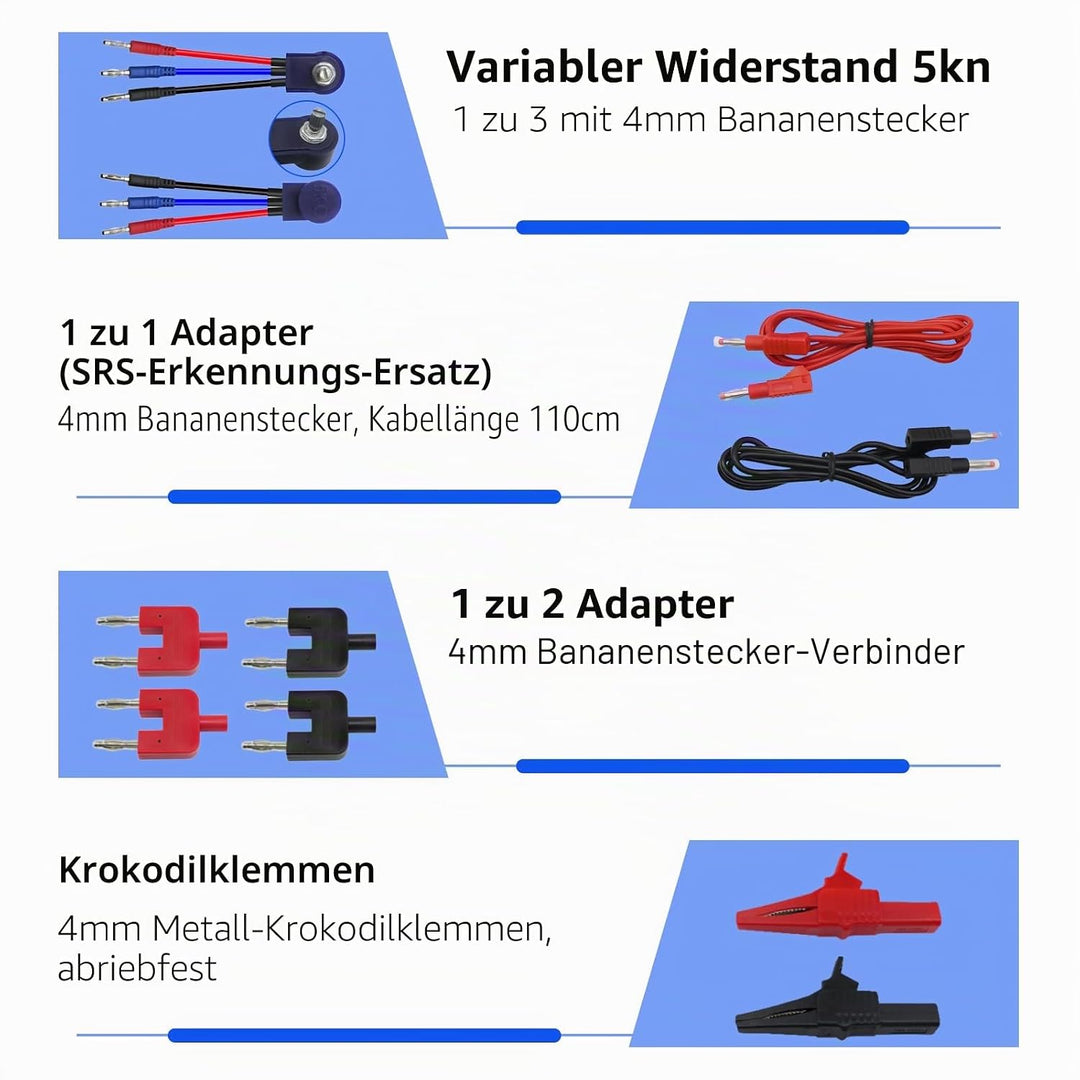 Automotive Messleitungssatz, Rücksonden Isolierungs Piercing Testclip Multimeter Elektrische Tester
