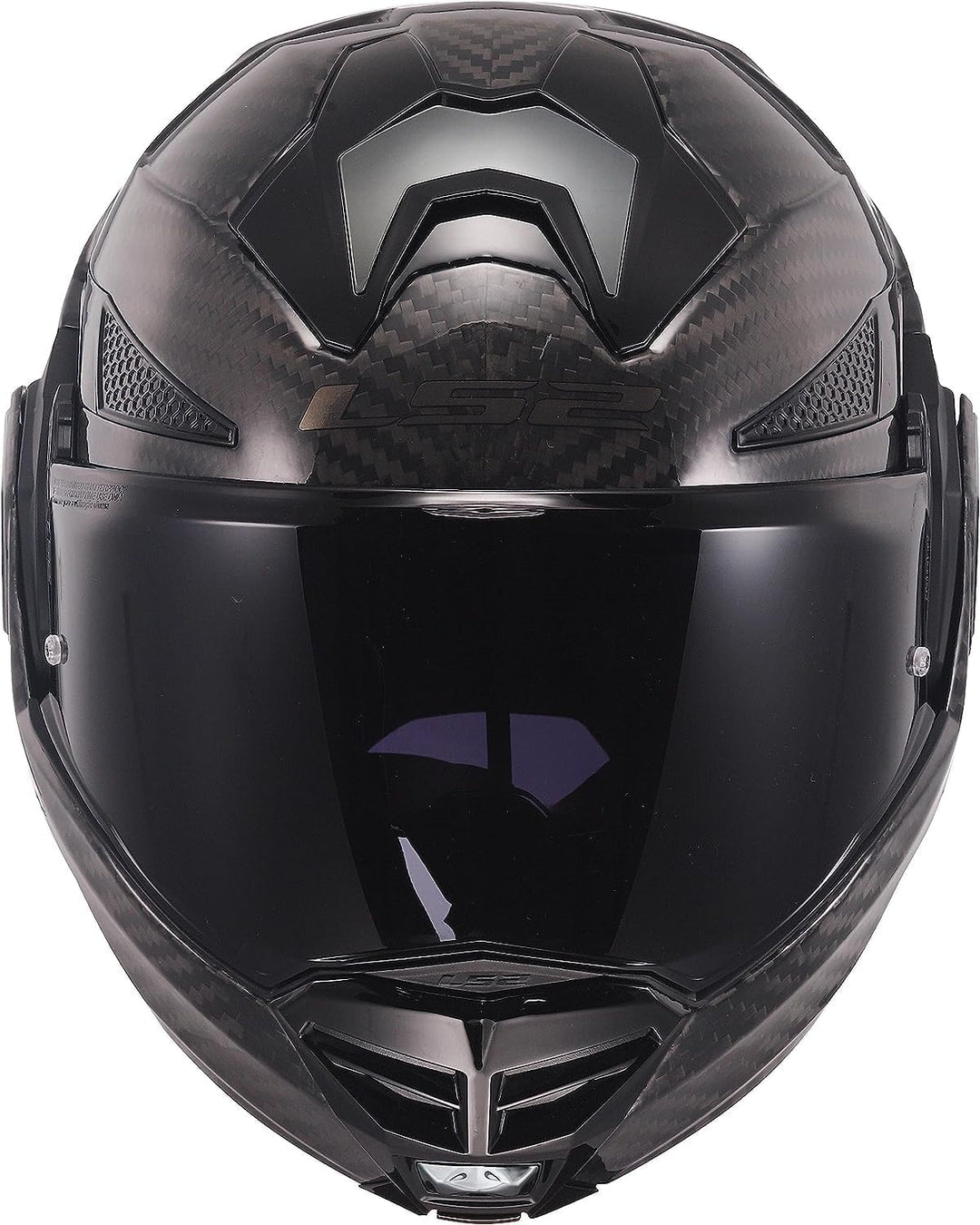 LS2 Klapphelm FF901 Advant X Carbon Solid ECE2206 Modularhelm Motorradhelm, L