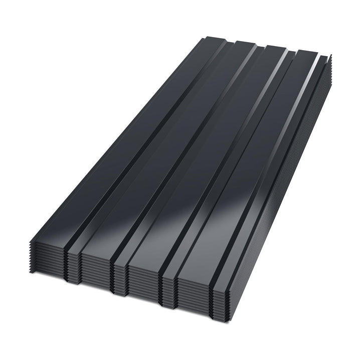 Profilblech Trapezblech Set, 12 Stück Trapezblech Dachplatten verzinkt, Wellblechplatten 115×45 cm =