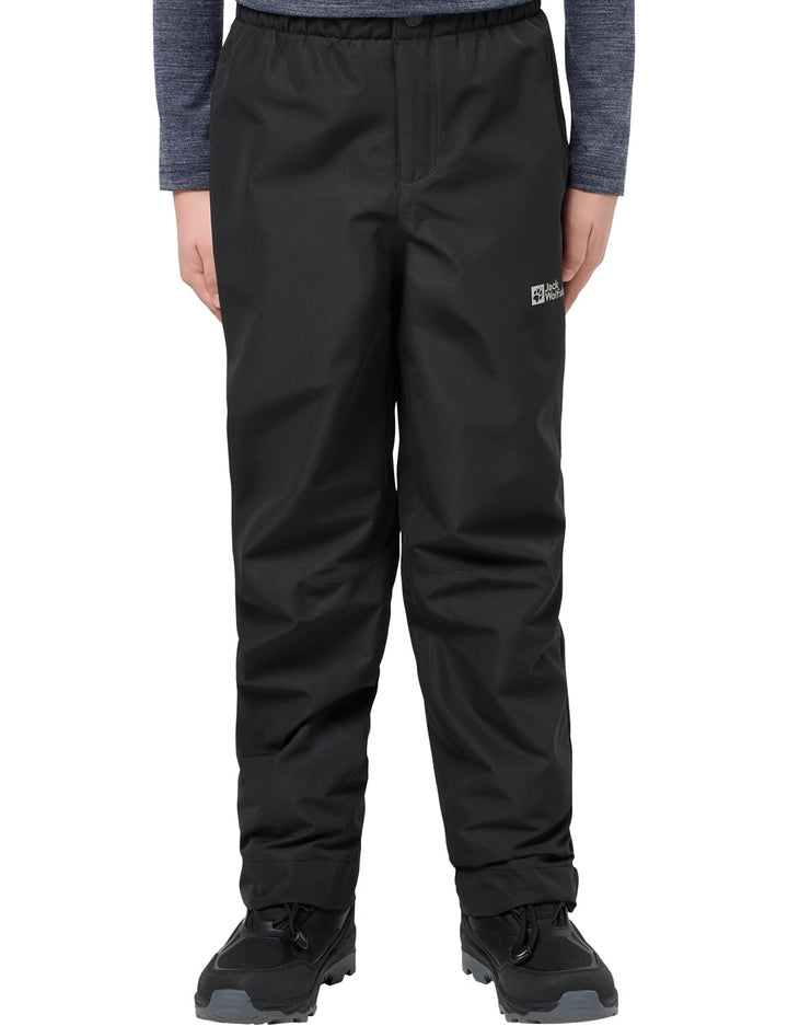 Jack Wolfskin Unisex Kinder Wanderhose Snowy Days Pants K, Schwarz