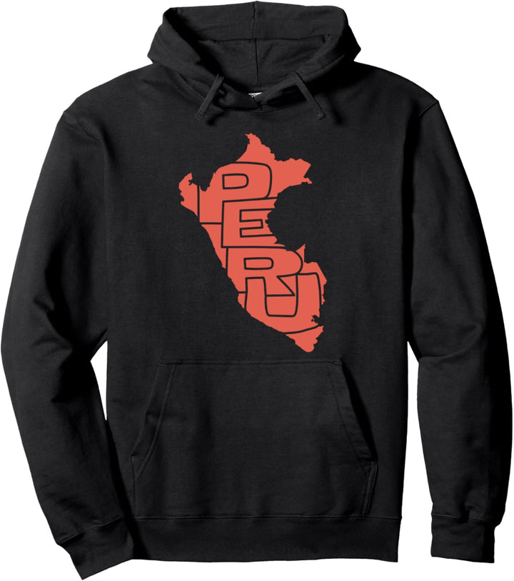 Lima Lateinamerika Frauen Männer Landkarte Südamerika Peru Pullover Hoodie
