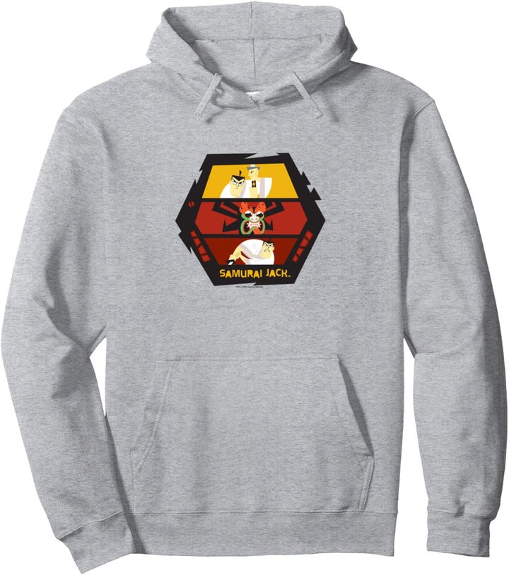 Samurai Jack Double Jack vs Aku Hex Pullover Hoodie