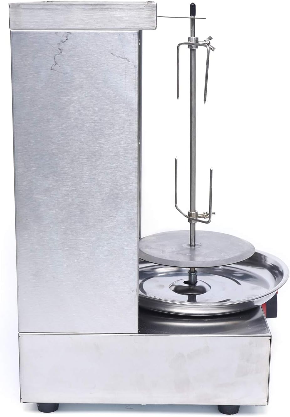 Dönergrill Vertikalgrill 2000W Elektro Grill Gas Kebab Machine, LPG Grill, 0-300℃ Temperatureinstell