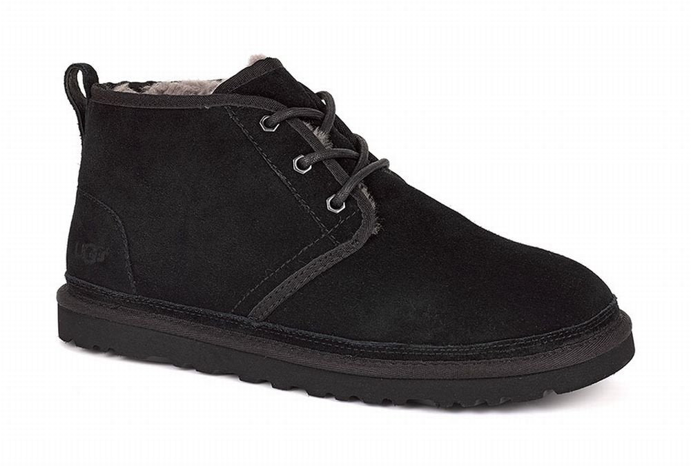 UGG Australia Herren Neumel Chukka Boots 38 EU Schwarz, 38 EU Schwarz