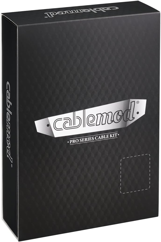 CableMod PRO MODMESH C-SERIES RMI, KIT DE CABLES RMX - NEGRO, CM-PCSR-FKIT-NKK-R schwarz, schwarz