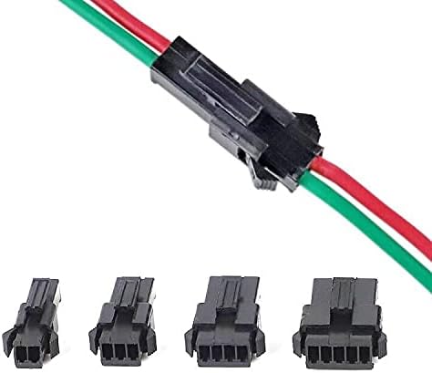 Ruidee 740 Stück 2.5mm 2 3 4 5 6 Pin JST SM Anschluss Männlich und Weiblich Stecker Gehäuse Adapter