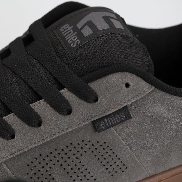 Etnies Herren Kingpin Skateboardschuhe 38 EU Grau Schwarz, 38 EU Grau Schwarz