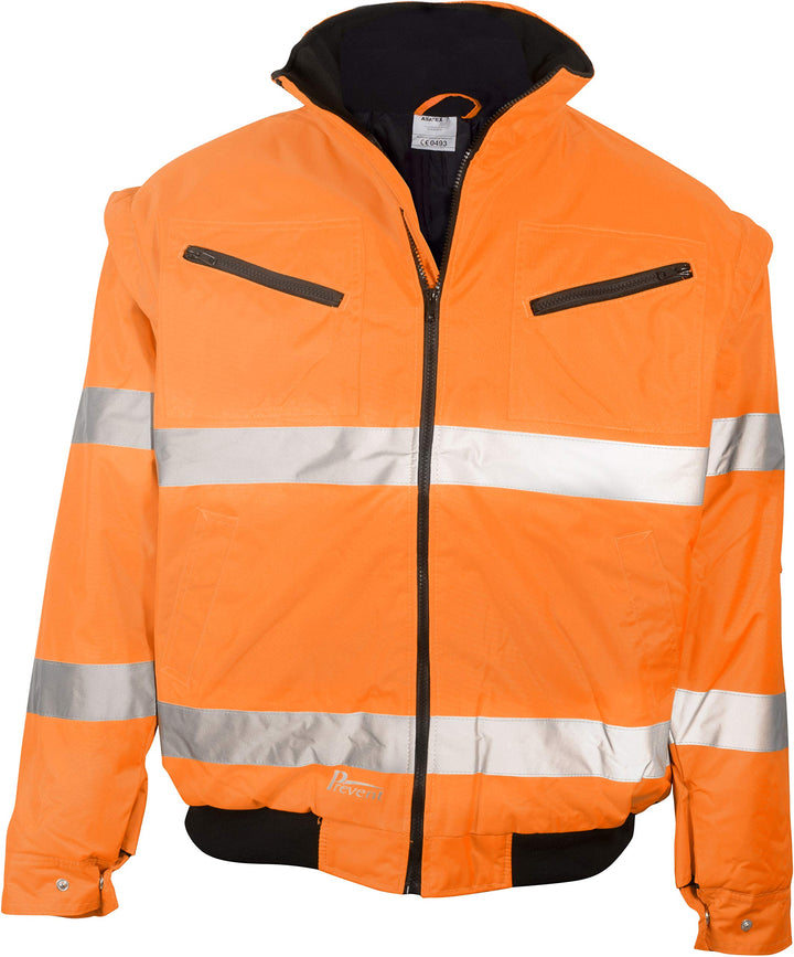 Prevent Warnschutz-Pilotenjacke 174OA, leuchtorange, Gr. XL, XL