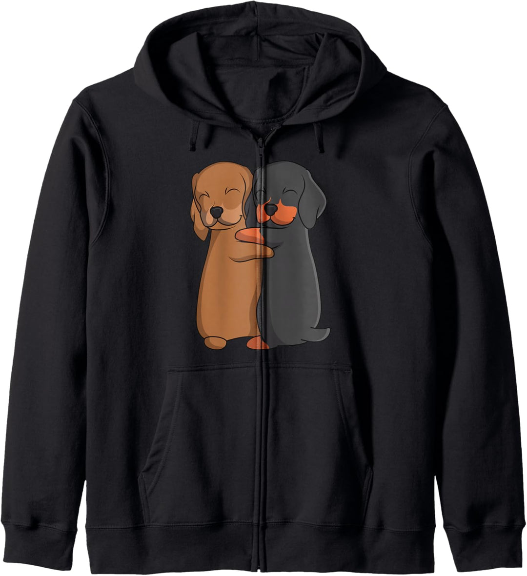 Dackel Dachshund Teckel Frauchen Herrchen Kinder Frauen Kapuzenjacke