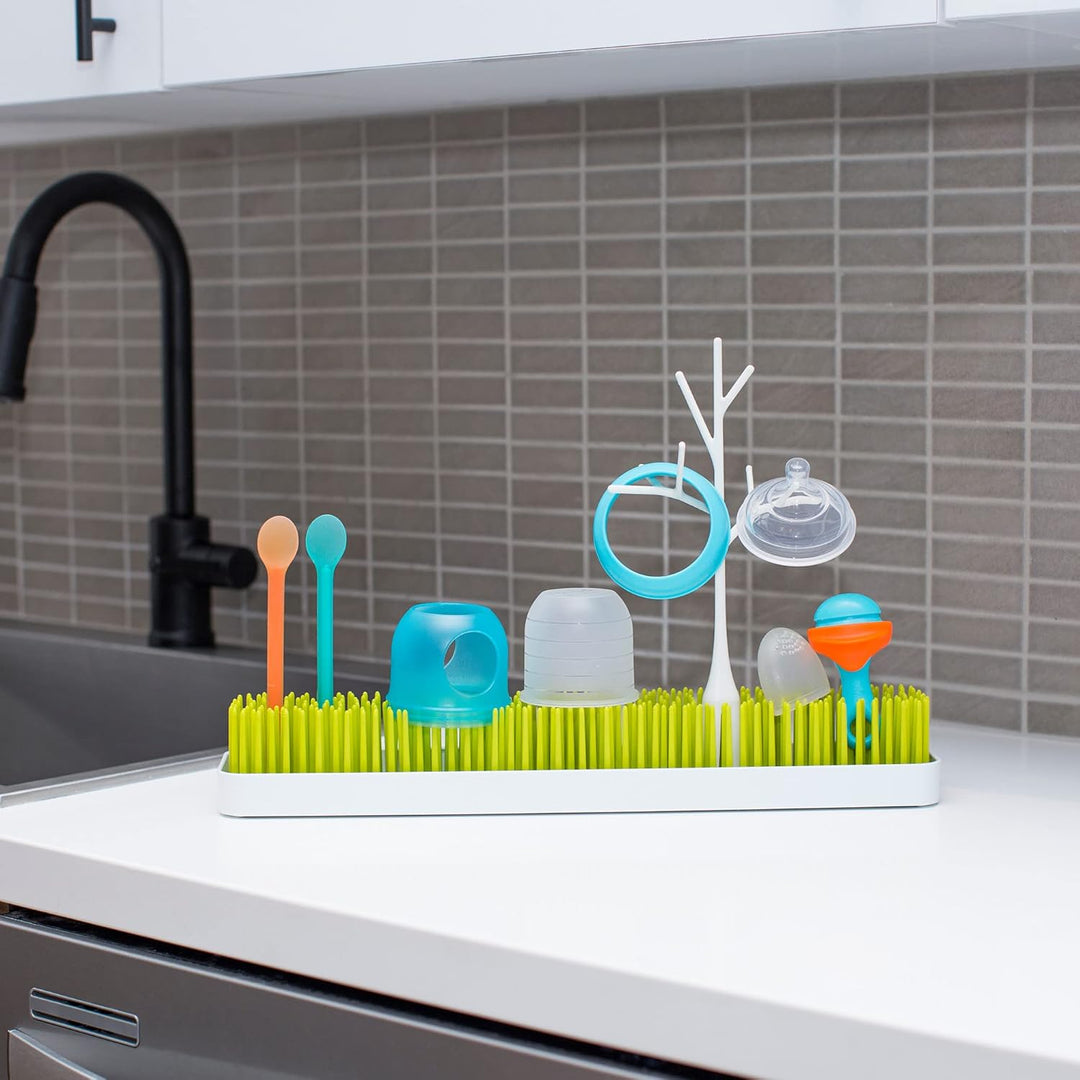 TOMY Boon PATCH Countertop Drying Rack For Baby Bottles And Accessories , Stylish Nursery Accessorie