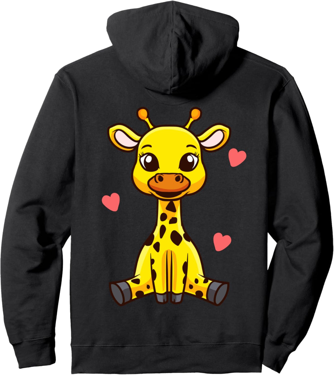 Baby Giraffe Zoo Tiere Kinder niedlich Pullover Hoodie