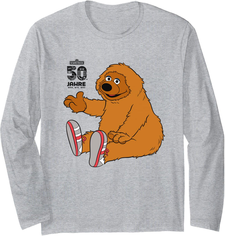 Sesame Street Sesamstrasse Sesamstrasse Samson Sitting Langarmshirt
