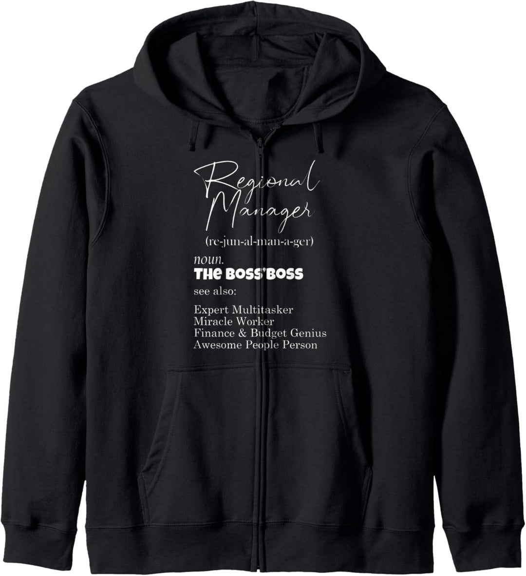 World's Best Boss Assistant Regional Manager Büro Geschenke Kapuzenjacke