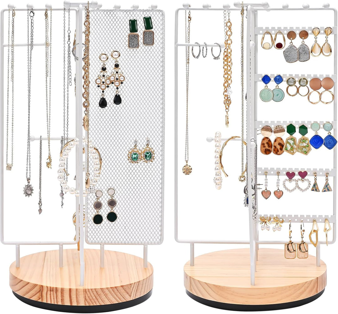 ProCase Schmuckständer Drehbarer Schmuckhalter Schmuckbaum Schmuckstander Jewelry Stand für Ohrring