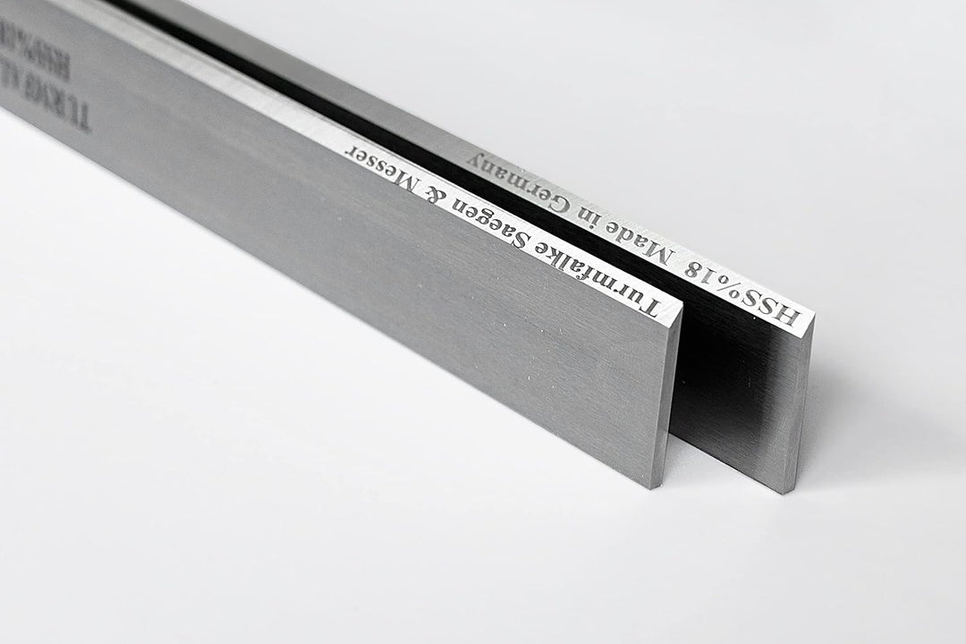 2 Stück Hobelmesser 330 x 20 x 3 mm HSS Wolfram Streifenhobelmesser