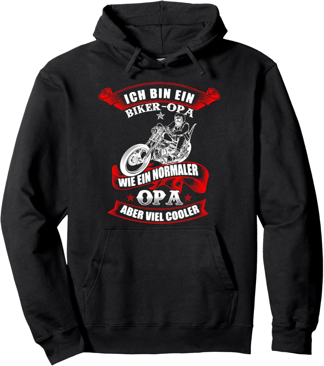 Supermoto Enduro Lustig Bikerstyle Chopper Motocross Pulli Pullover Hoodie