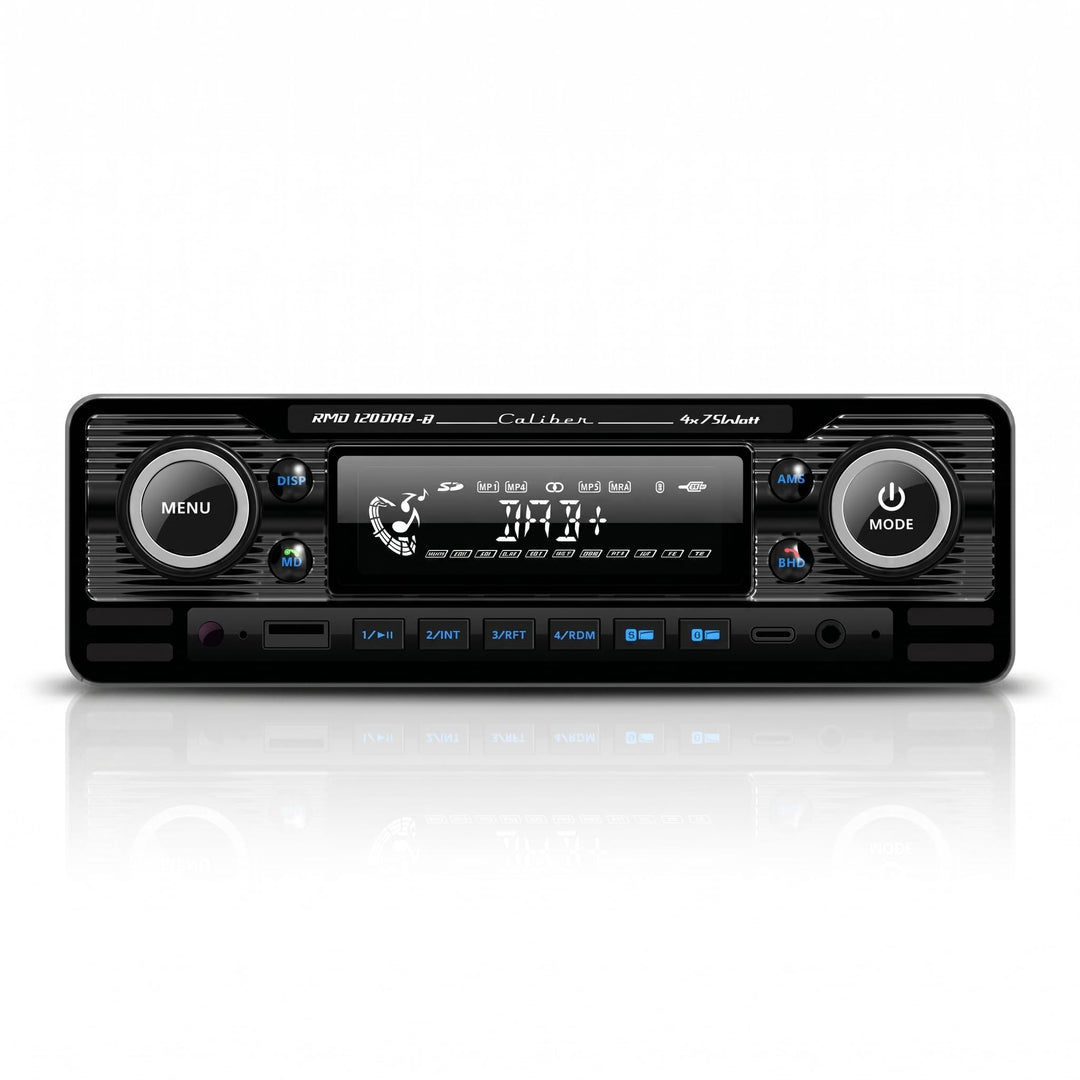 Caliber Audio Technology RMD120DAB-BT-B Autoradio Bluetooth®-Freisprecheinrichtung, inkl.