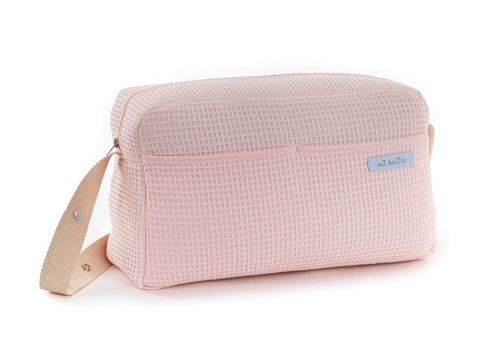 Kinderwagen-Tasche, praktisch, stilvoll und multifunktional, mit grossem Fassungsvermögen, (Hellrosa
