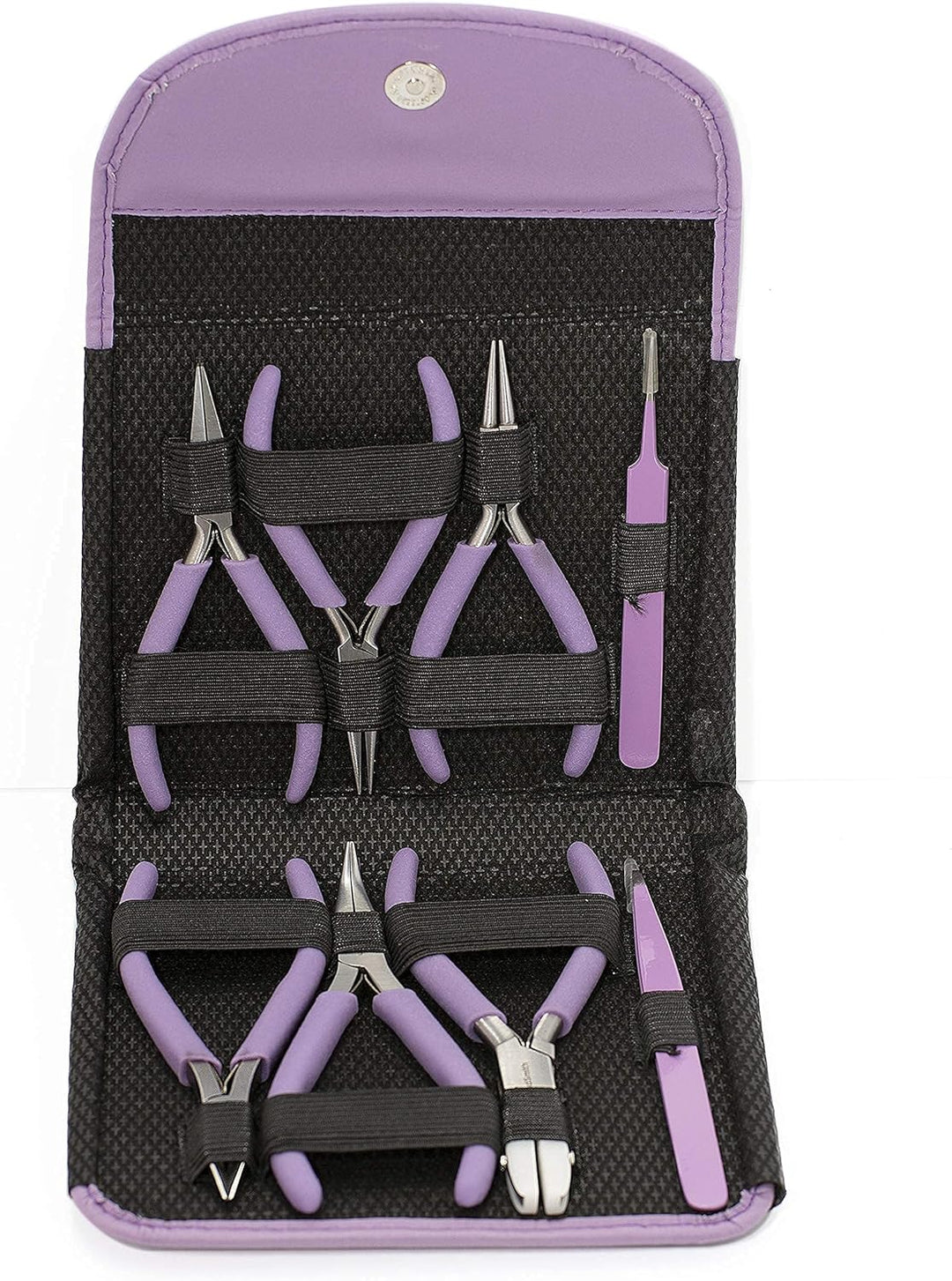 (Purple) - Fashion Colour Plier Set & , Clutch-orchid - PLFAS03 Violett, Violett