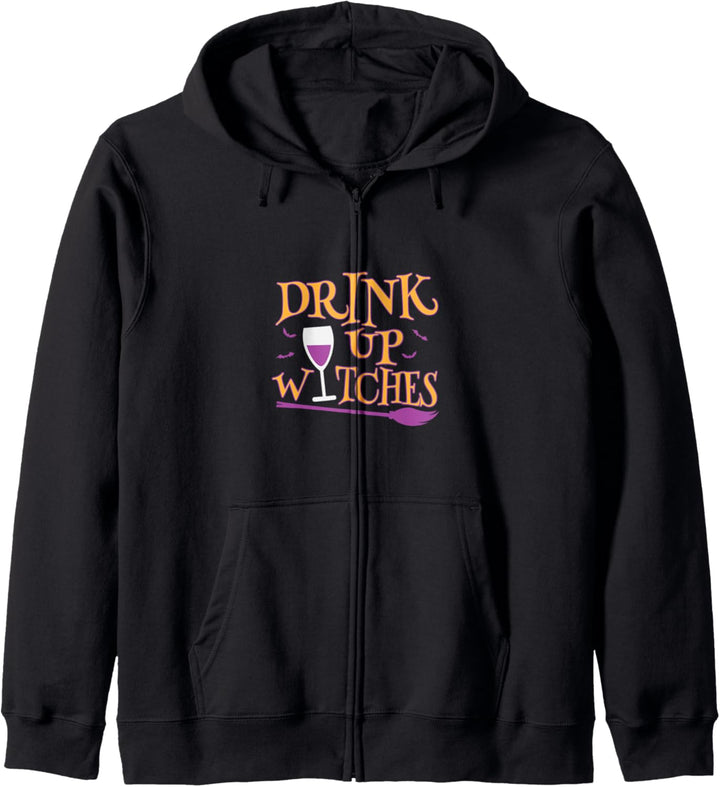 Drink Up Witches Happy Halloween Costume Party Kapuzenjacke