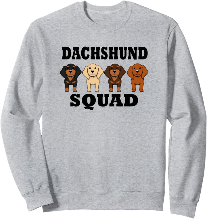 Dackel Squad Lustiges Hunde Team Spruch Sweatshirt