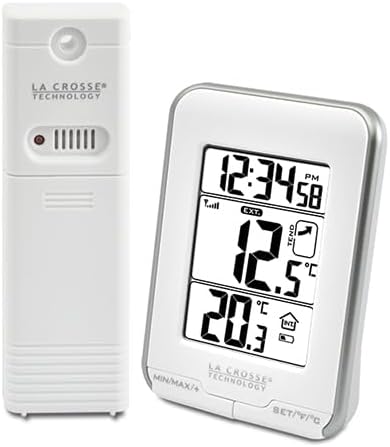 La Crosse Technology Temperaturen Station WS6810WHI-SIL silberfarben / weiss, silberfarben / weiss