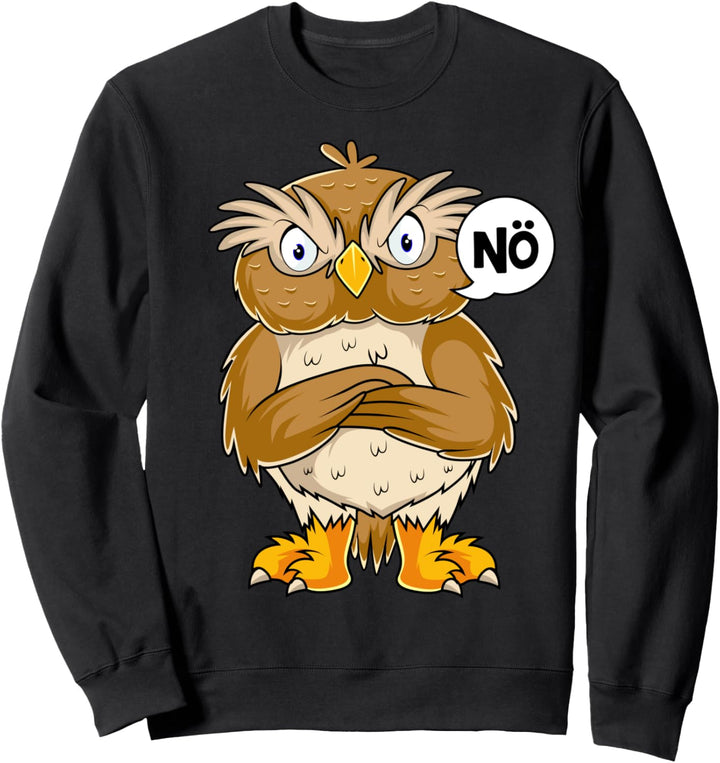 Eulen Nö Kinder Jungen Mädchen Eule Sweatshirt
