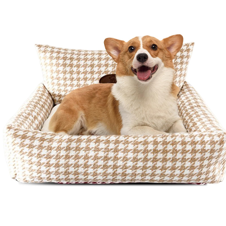 PETCUTE Orthopädisches Hundebett,Hundebett Mittelgrosse Hunde,Rutschfestes Hundebett Hundesofa,Super