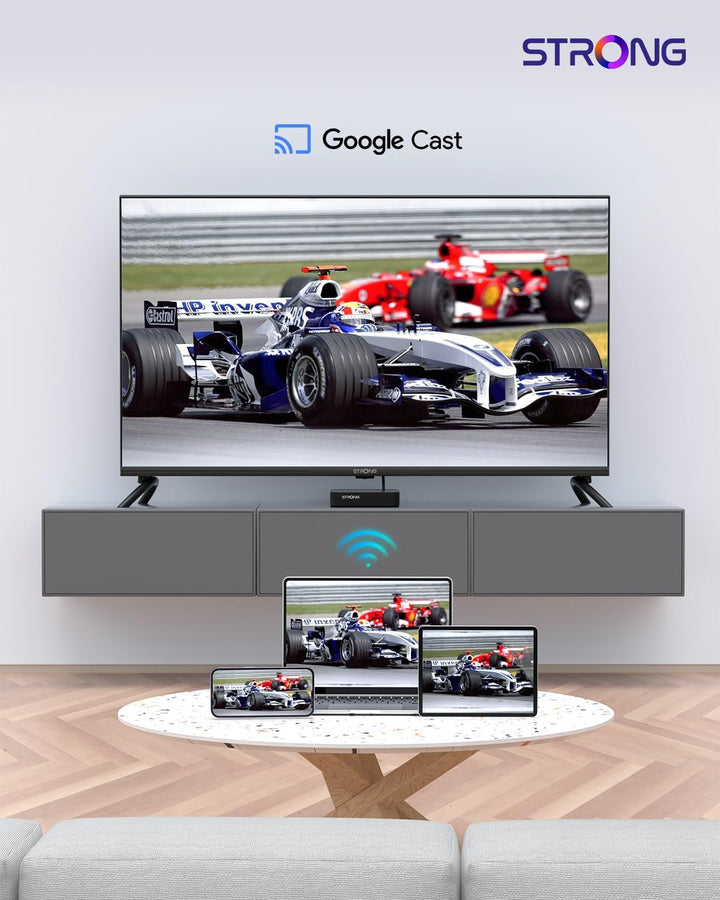 STRONG LEAP-S3 | Google TV-Box mit Android 11 | 4K UHD-Auflösung | Bluetooth-Sprachfernbedienung und