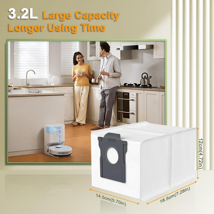 14 Stück Staubbeutel für Dreame X40/X50 Ultra Complete, X40/X50 Master, X30 Ultra, L10s Ultra /L10s
