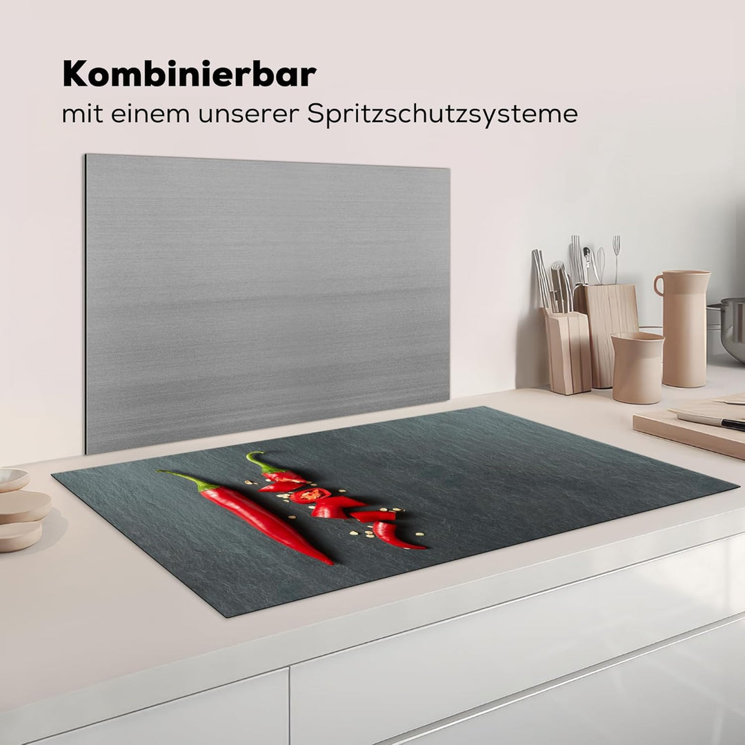 KitchenYeah© Herdabdeckplatte Einteilig Induktionsmatte Küche Abdeckung Ceranfeld Herd Abdeckplatte