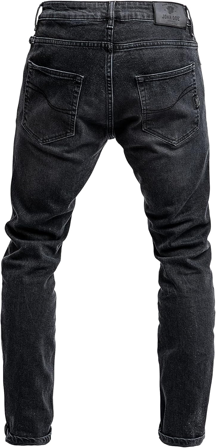John Doe Dylan - Monolayer | CE - Zertifizierung AAA | Motorradhose | Atmungsaktiv | Motorrad Jeans