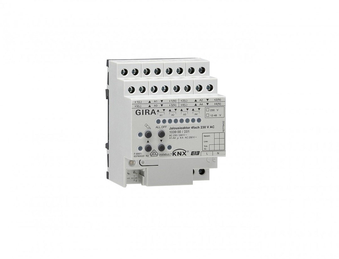 Jalousiaktor 4fach 230V AC REG GIRA 103900