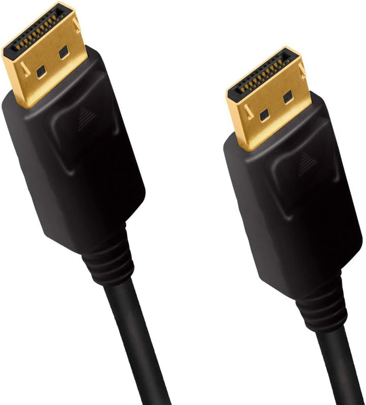 LogiLink CV0076 DisplayPort 1.2 Anschlusskabel, Ultra HD, 3D, 4K2K/60Hz Schwarz 7,5m, 7,5m