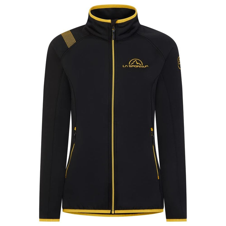 LA SPORTIVA Damen Promo Fleece Sweatshirt S Black/Yellow (999100, S Black/Yellow (999100