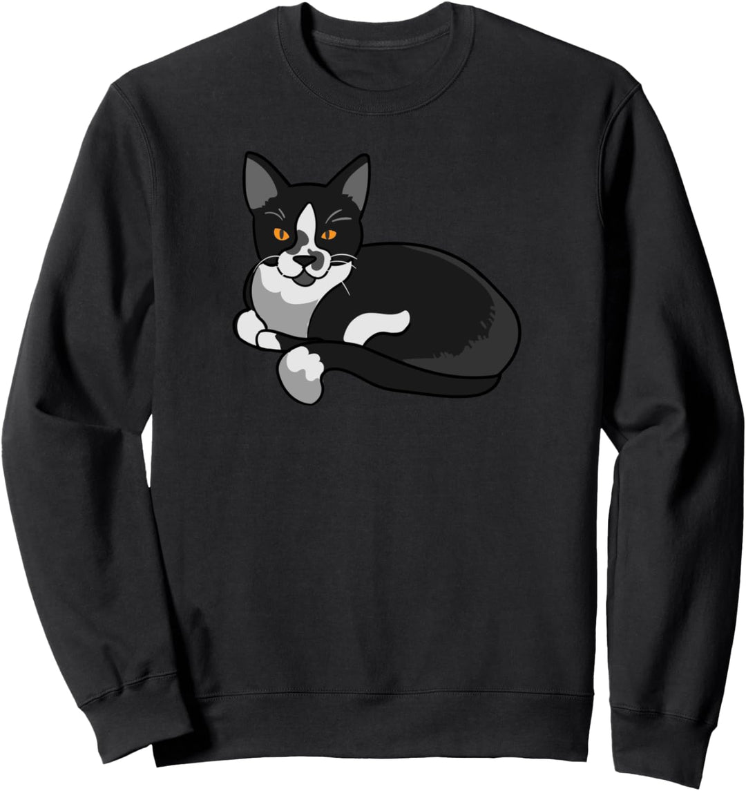 Katzenmotiv lustige Katze Kater Kätzchen Damen Herren Kinder Sweatshirt